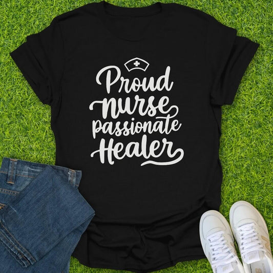 T-Shirt Black / S Proud Nurse Tee
