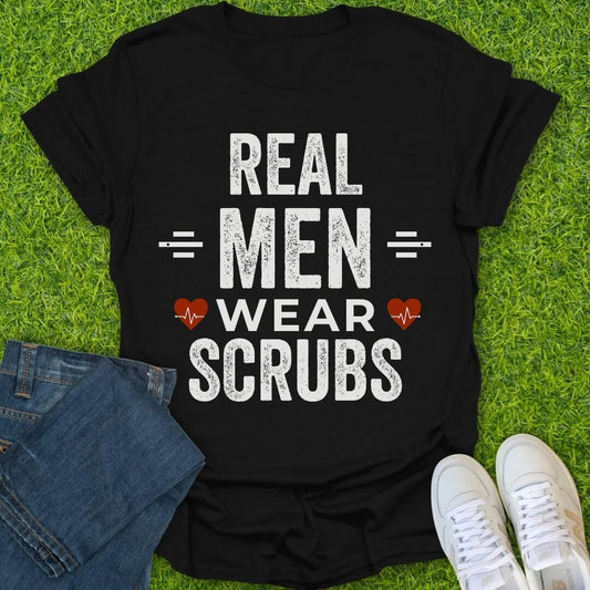 T-Shirt Black / S Real Men Tee