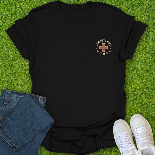 T-Shirt Black / S Registered Nurse Badge Tee