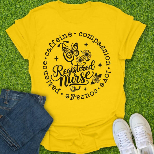 T-Shirt Daisy / S Caffeine & Compassion Tee