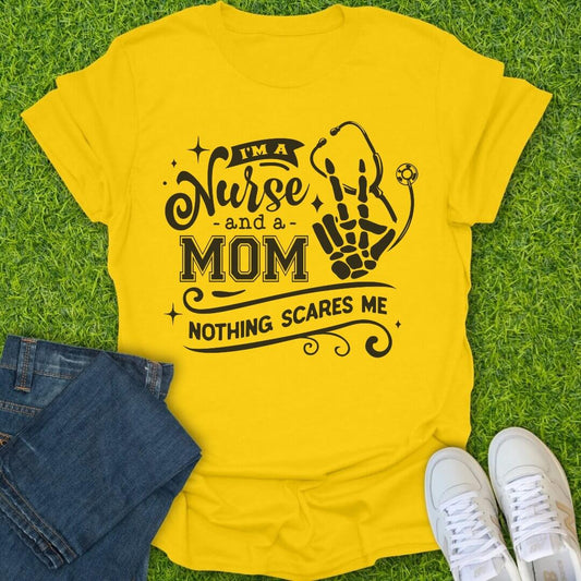 T-Shirt Daisy / S I Am A Nurse & A Mom Tee