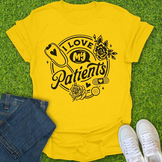 T-Shirt Daisy / S I Love My Patients Tee