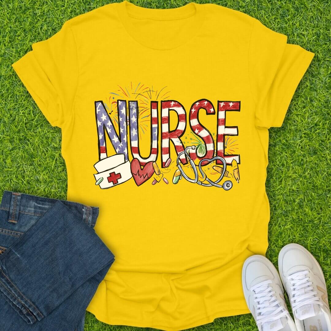 T-Shirt Daisy / S Red White & Scrubs Tee