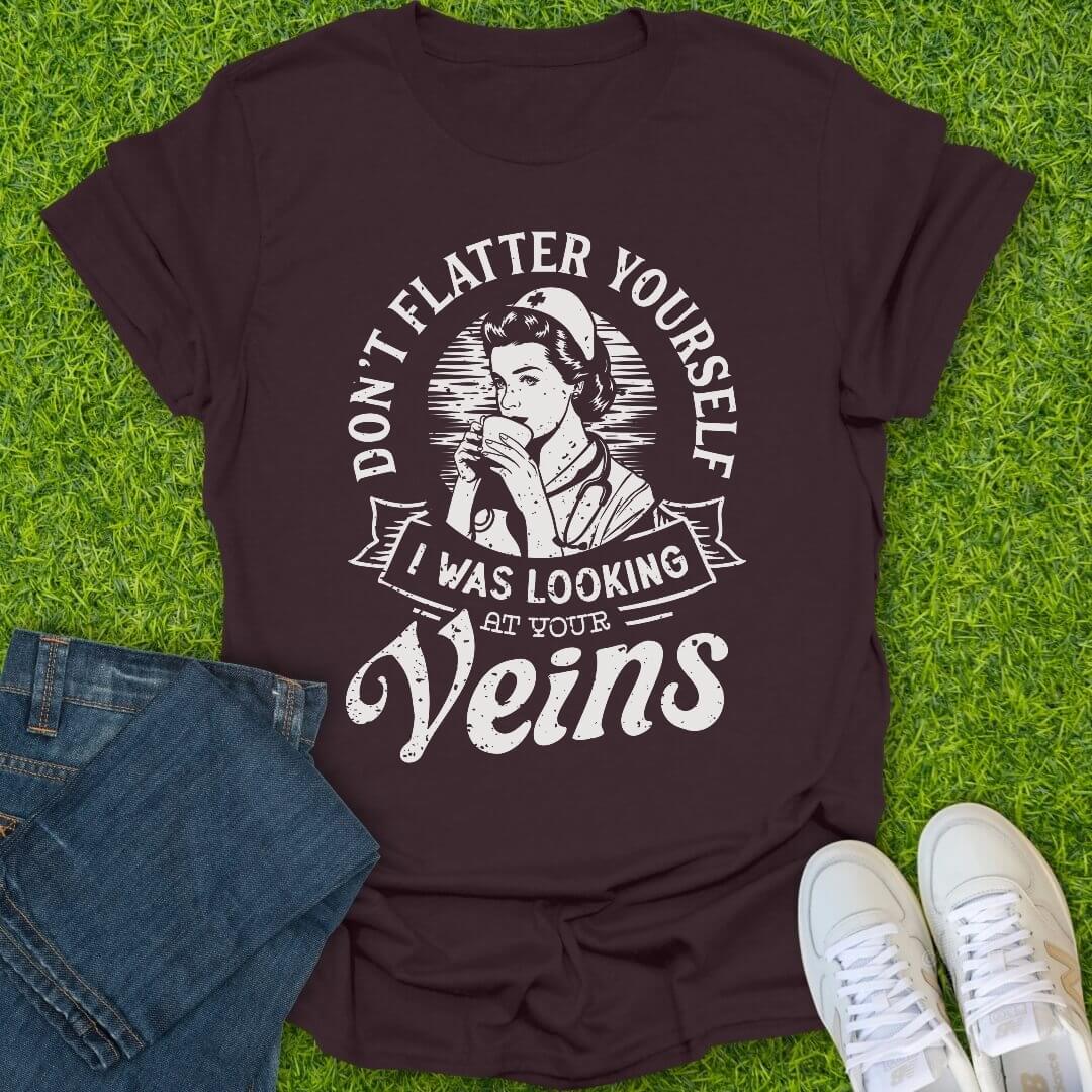 T-Shirt Dark Chocolate / S Don't Flatter Yourself Tee