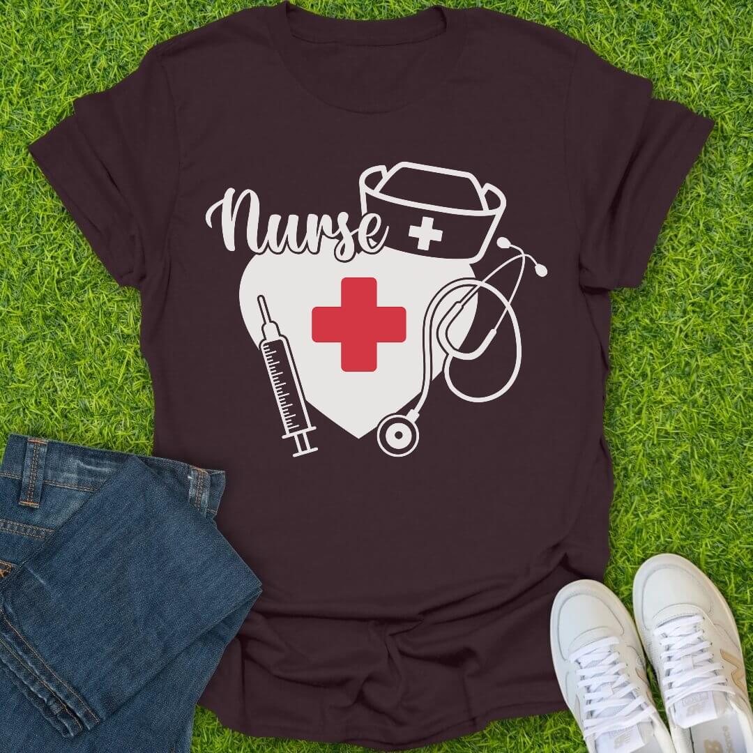 T-Shirt Dark Chocolate / S Symbol of Care Tee