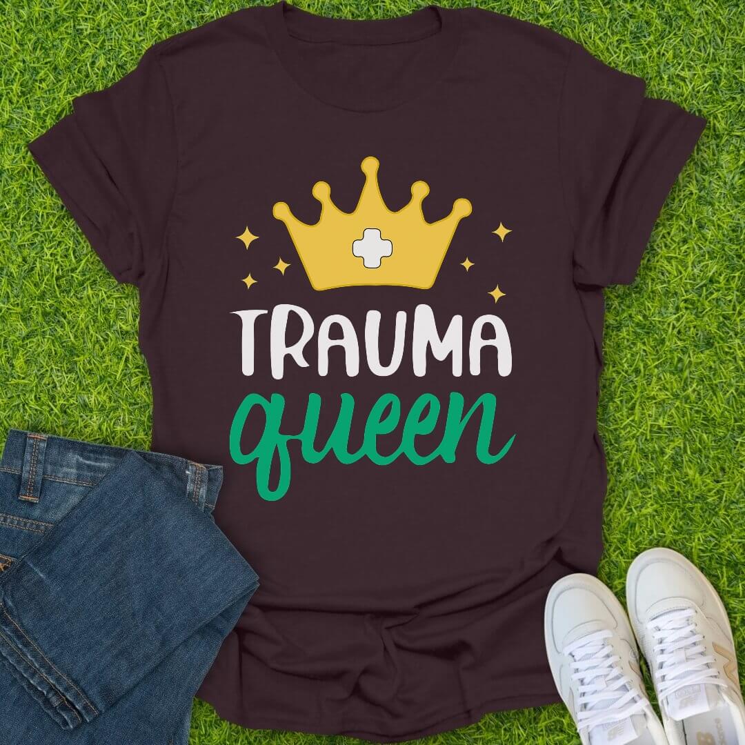 T-Shirt Dark Chocolate / S Trauma Queen Tee