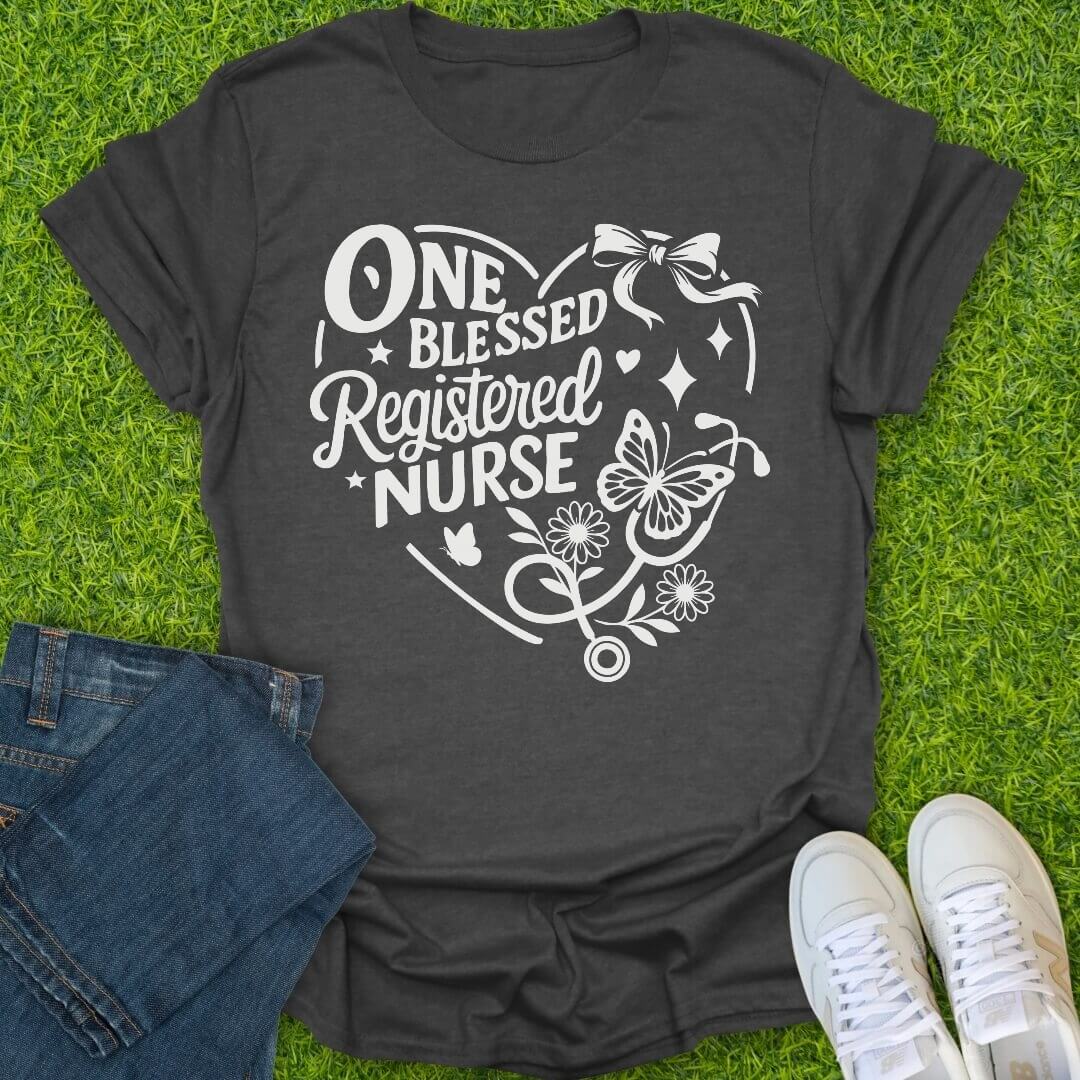 T-Shirt Dark Heather / S Blessed RNTee