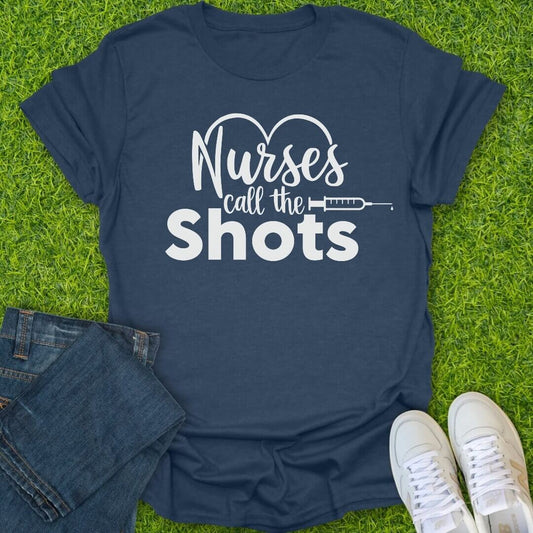 T-Shirt Heather Navy / S Nurses Call The Shots Tee