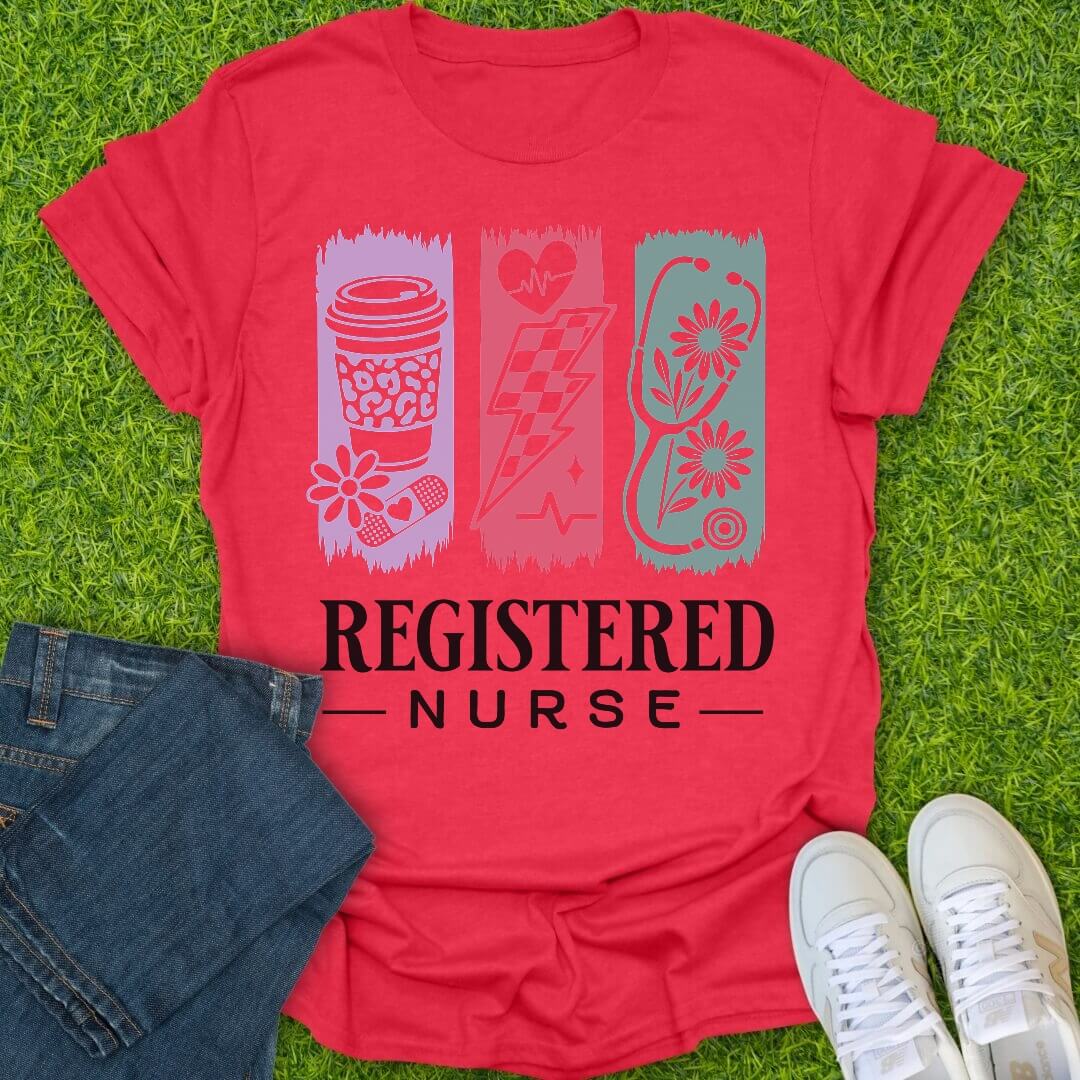 T-Shirt Heather Red / S Triple Shift Energy Tee