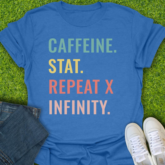 T-Shirt Heather Royal / S Caffeine Prescription Tee