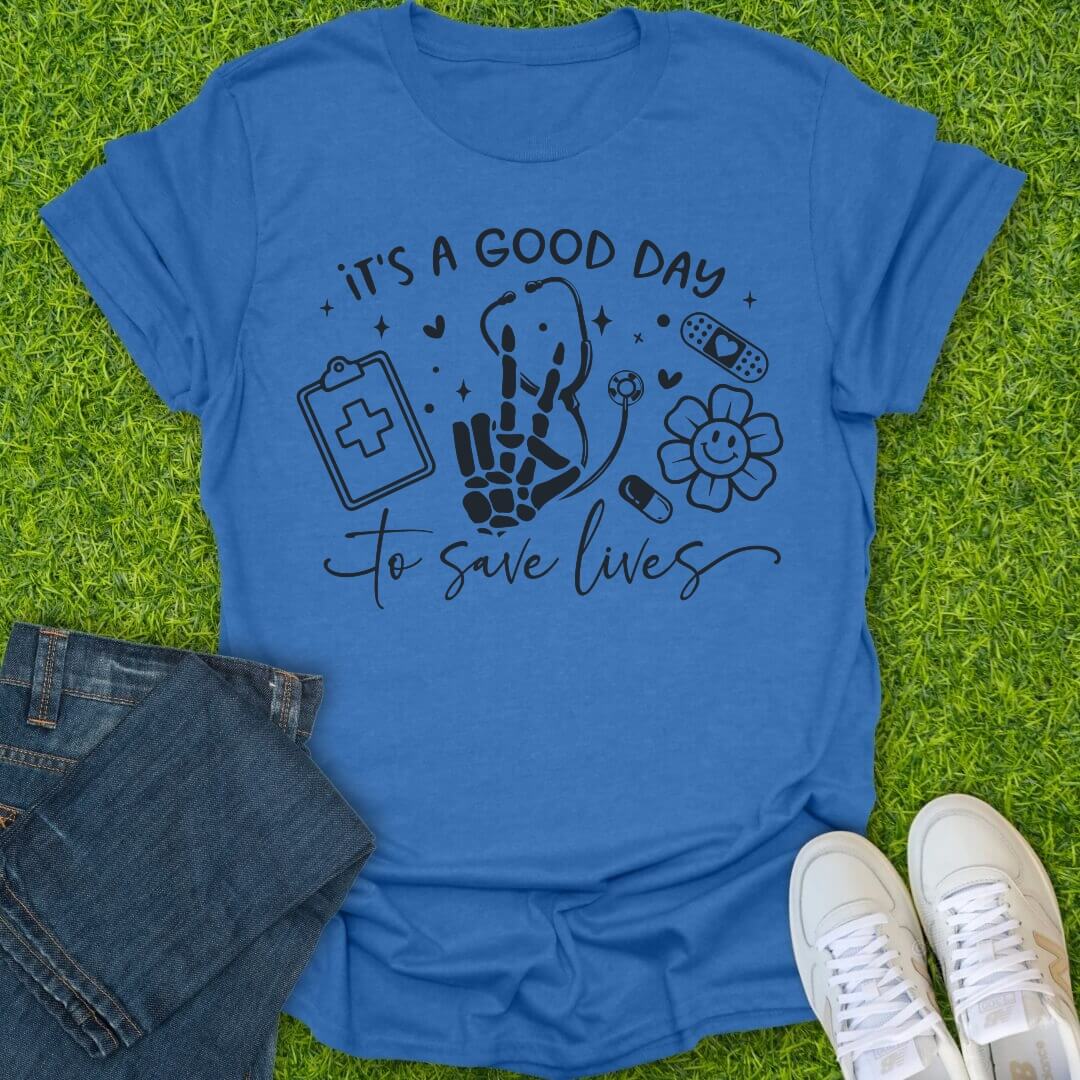 T-Shirt Heather Royal / S Good Bones Better Days Tee