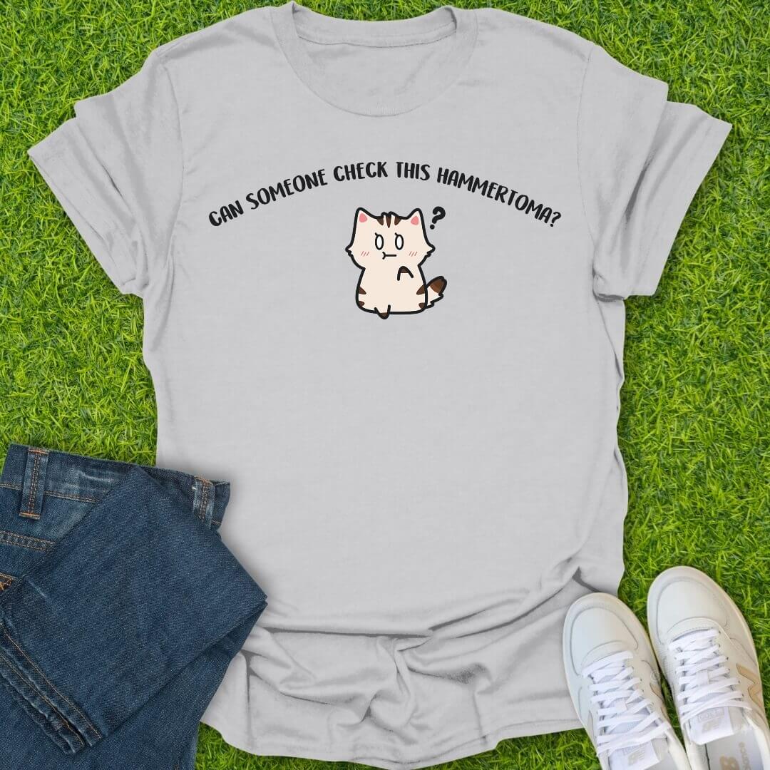 T-Shirt Ice Grey / S Can Someone Check This Hammertoma Tee
