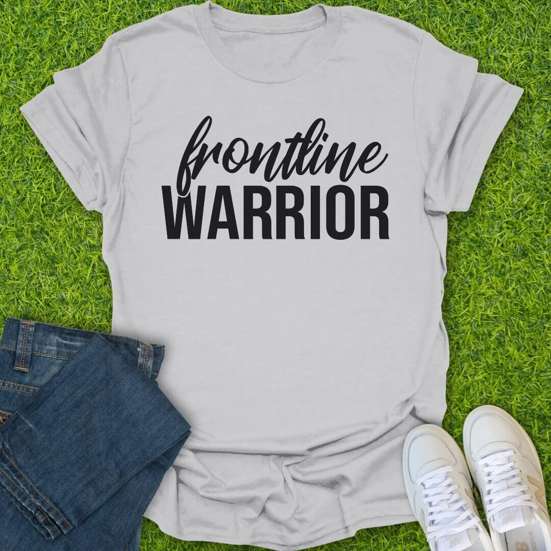 T-Shirt Ice Grey / S Frontline Warror Tee