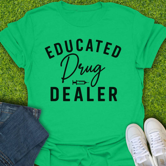 T-Shirt Irish Green / S Educated Drug Dealer Tee