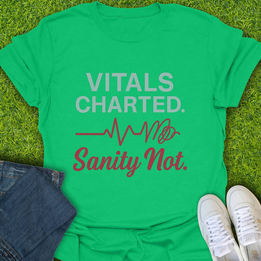 T-Shirt Irish Green / S Vitals Charted Sanity Not Tee
