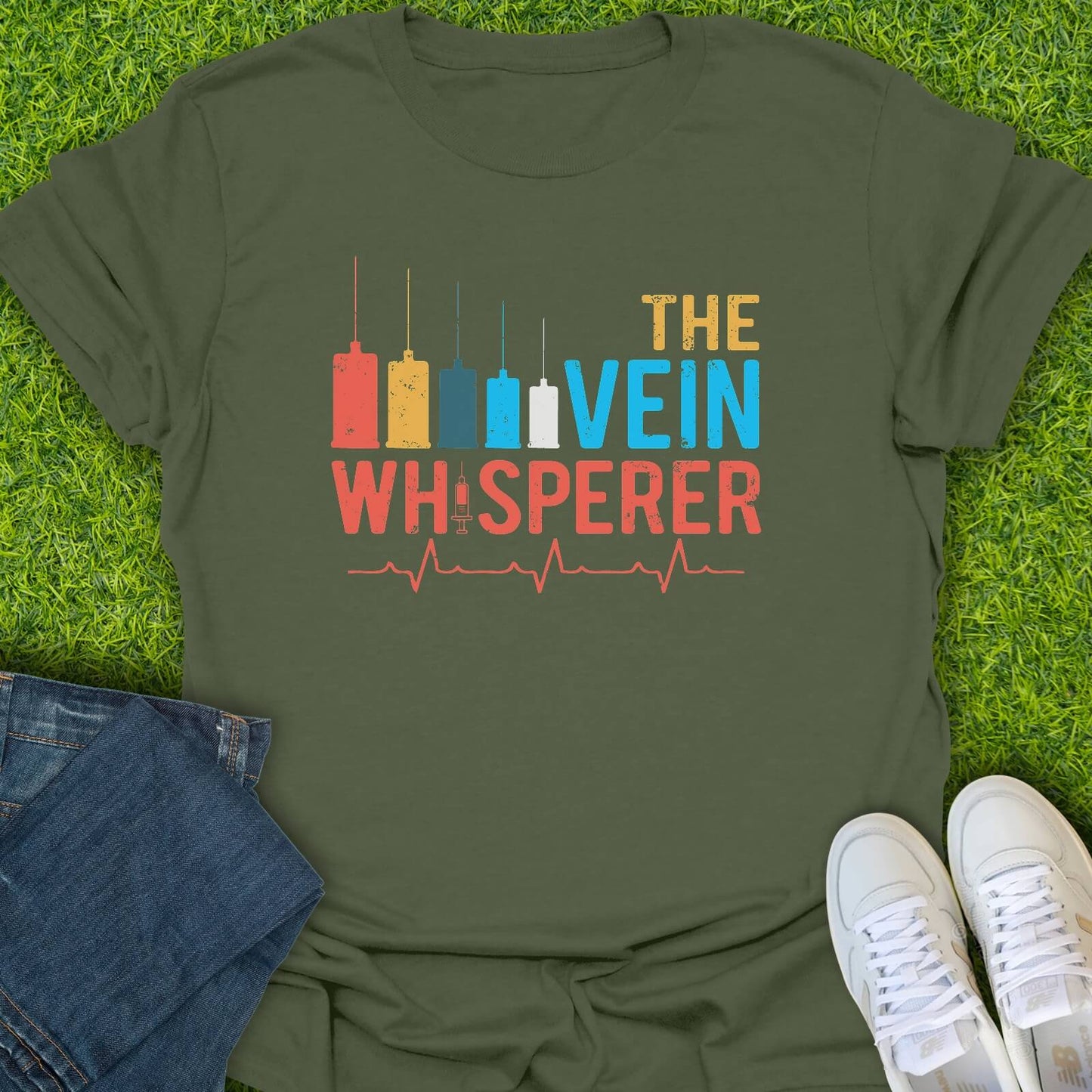T-Shirt Military Green / S The Vein Whispherer Tee