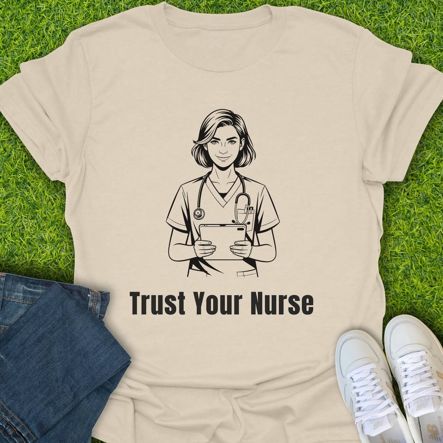 T-Shirt Natural / S Trust Your Nurse Tee