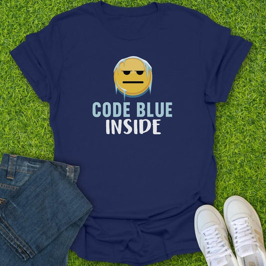 T-Shirt Navy / S Code Blue Inside Tee