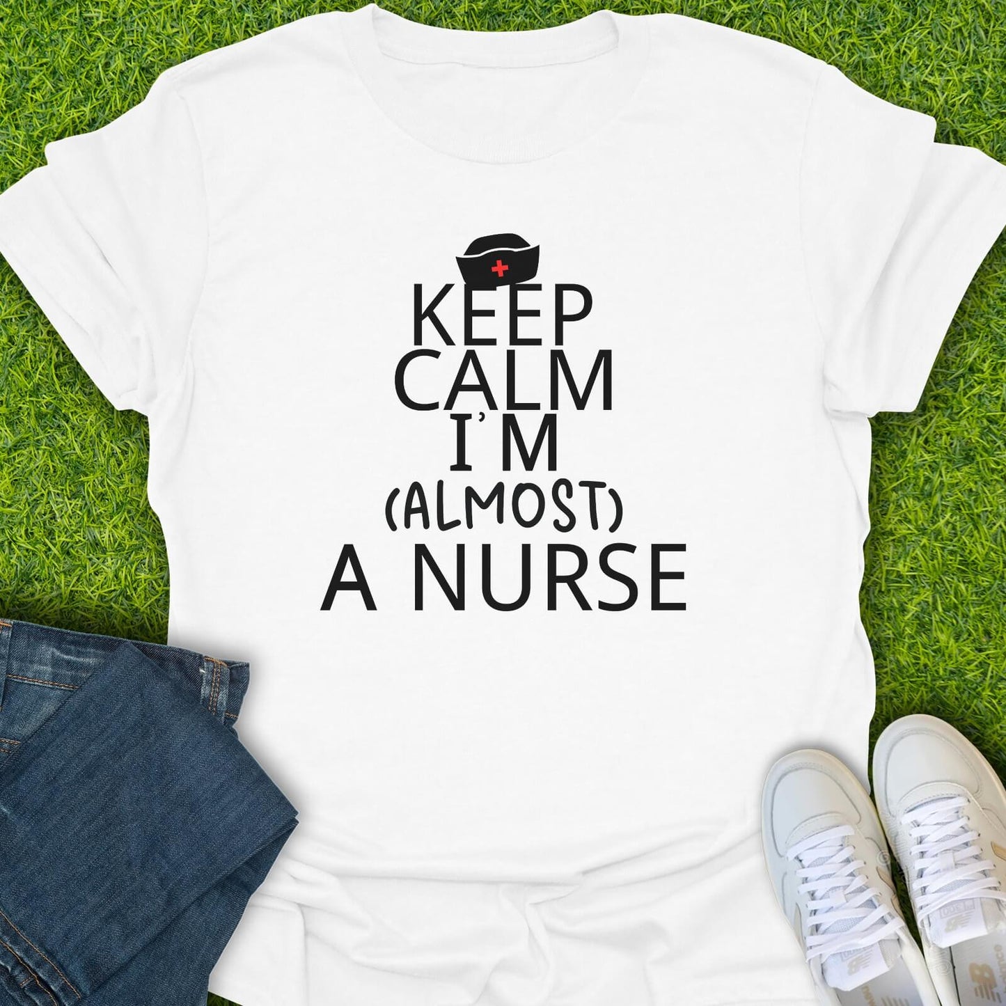 T-Shirt White / S Almost A Nurse Tee