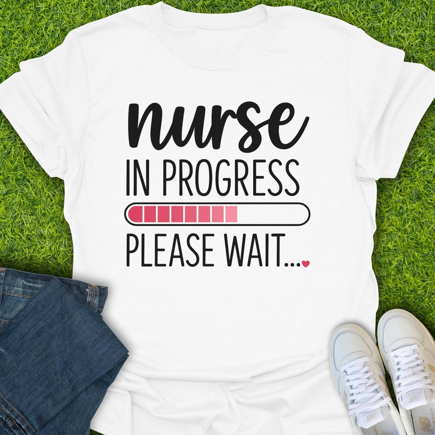 T-Shirt White / S Nurse In Progress Tee