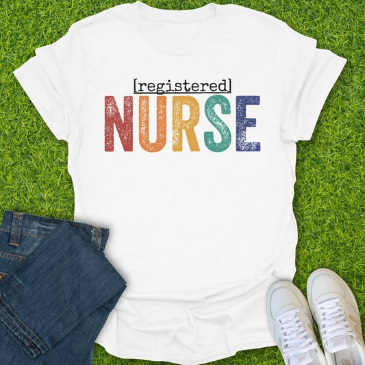 T-Shirt White / S Registered Nurse Tee