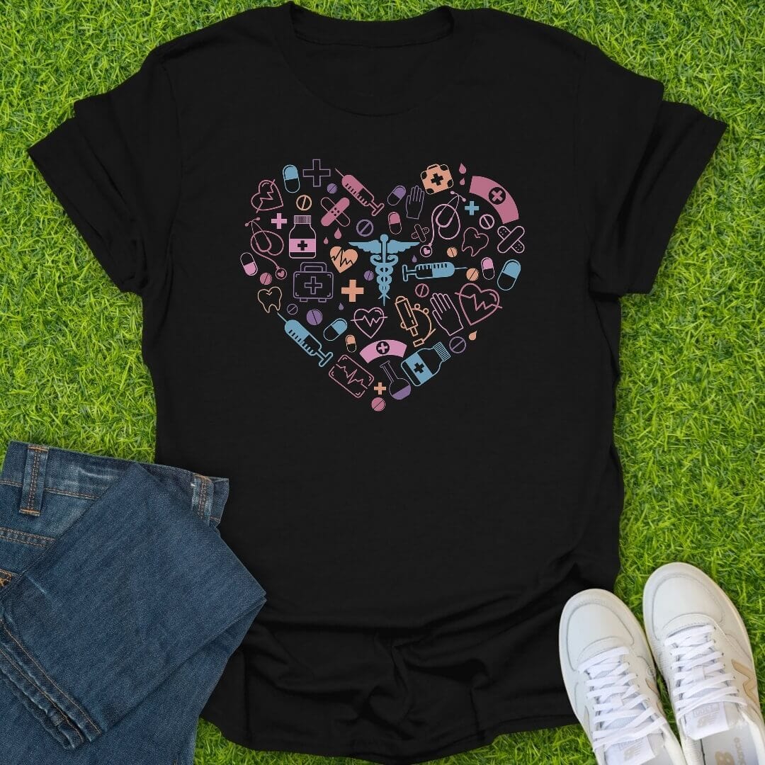 T-Shirt Black / S All Heart Tee