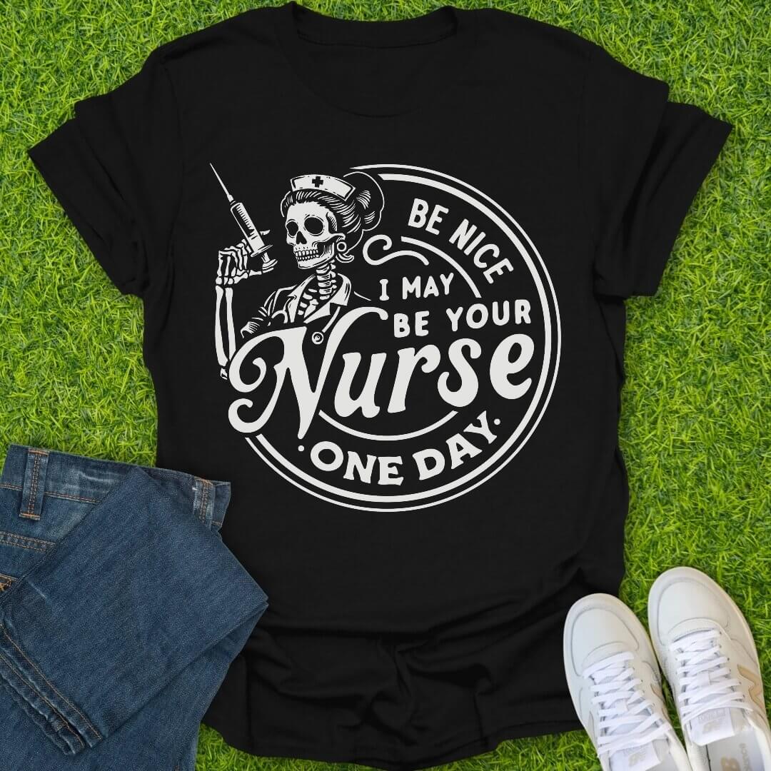 T-Shirt Black / S Be Nice Tee