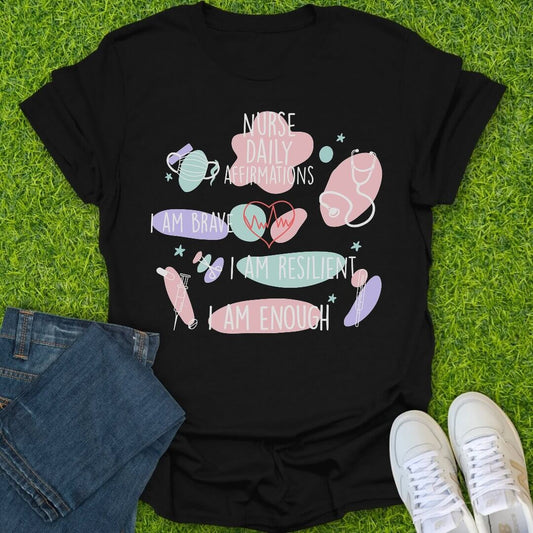 T-Shirt Black / S Daily Affirmations Tee