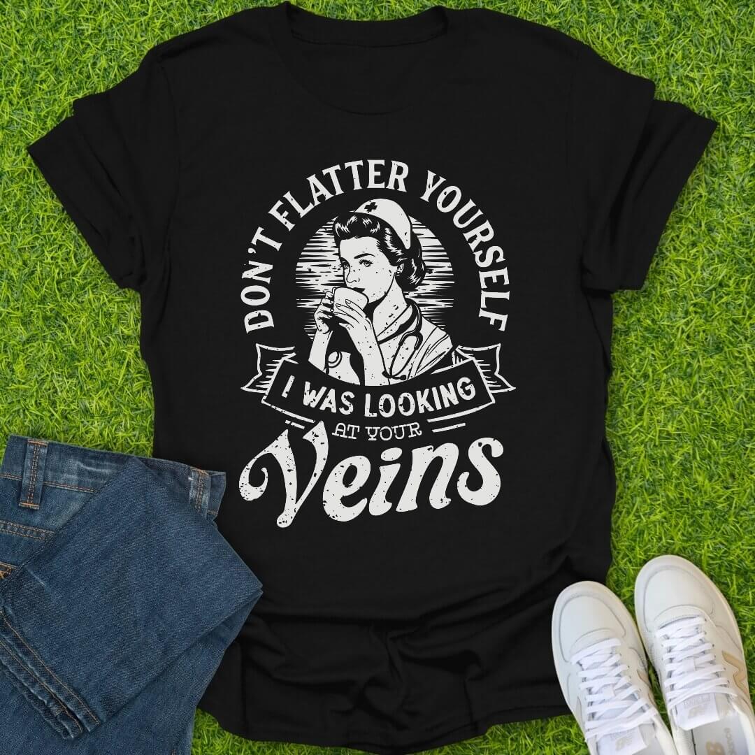 T-Shirt Black / S Don't Flatter Yourself Tee