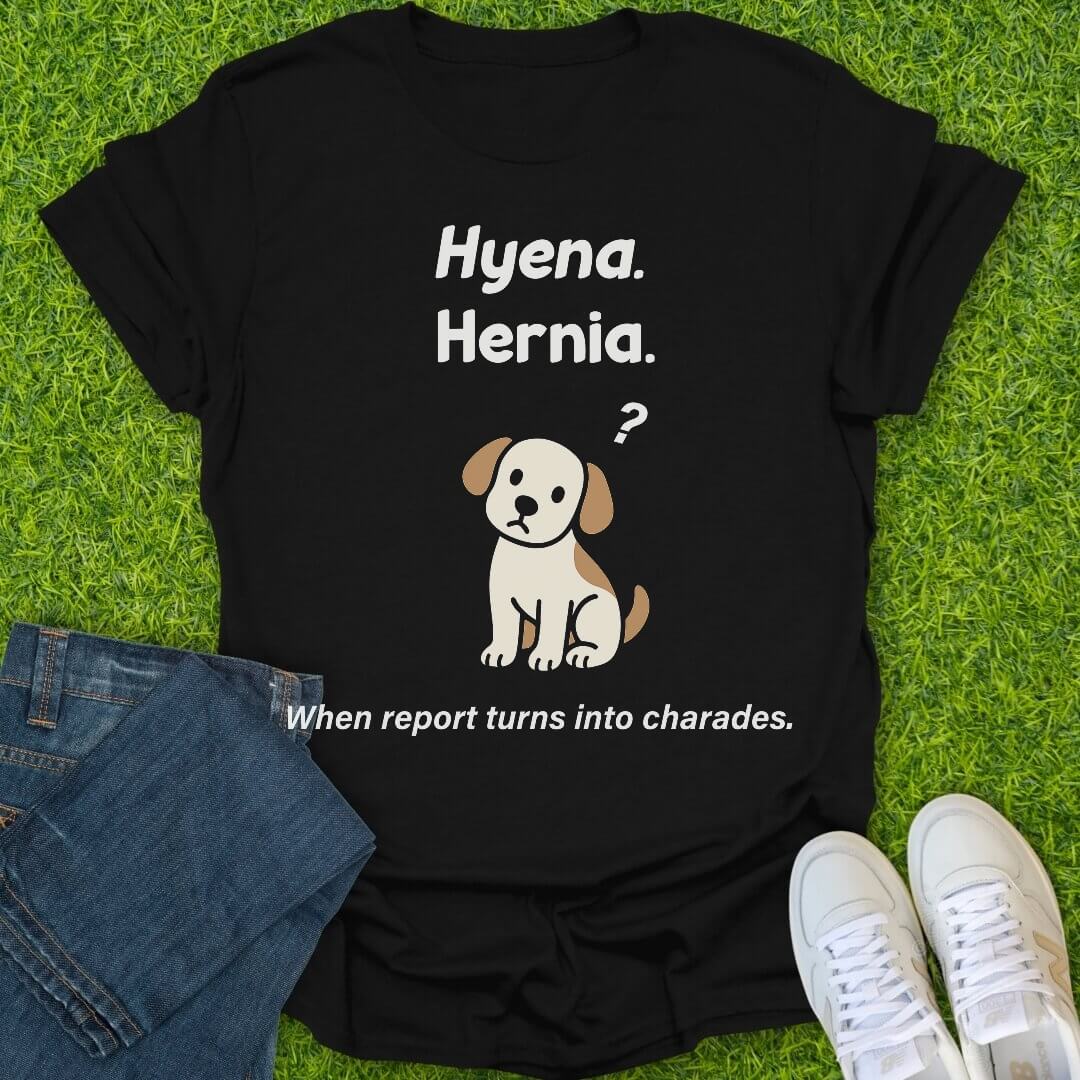 T-Shirt Black / S Hyena Hernia Tee