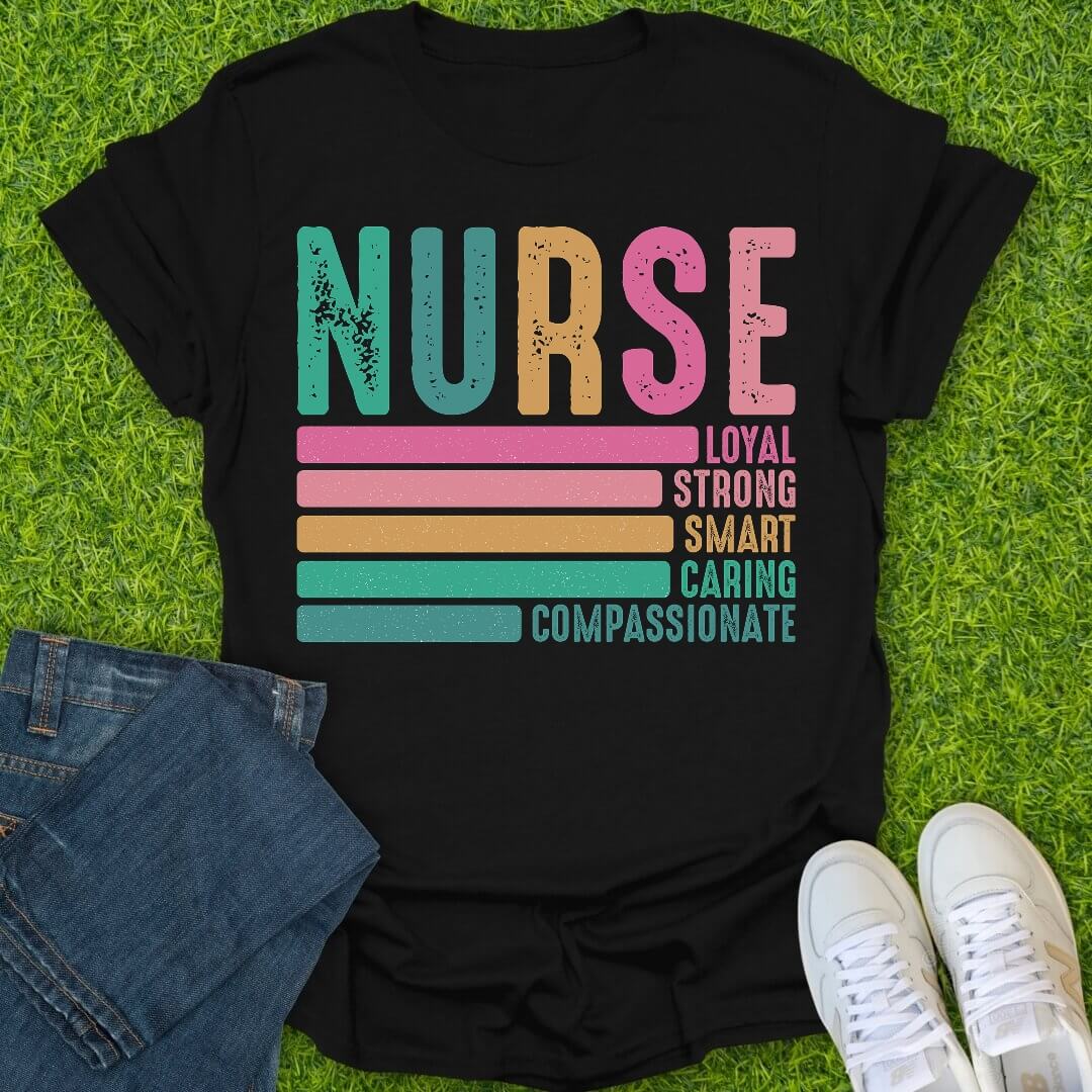T-Shirt Black / S Nurse Defined Tee