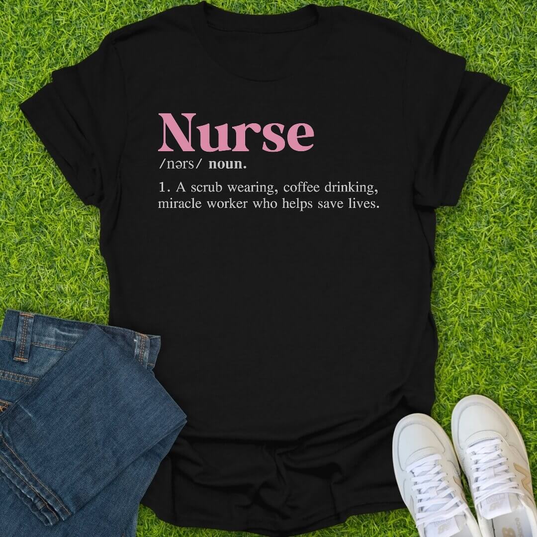 T-Shirt Black / S Nurse Definition Tee