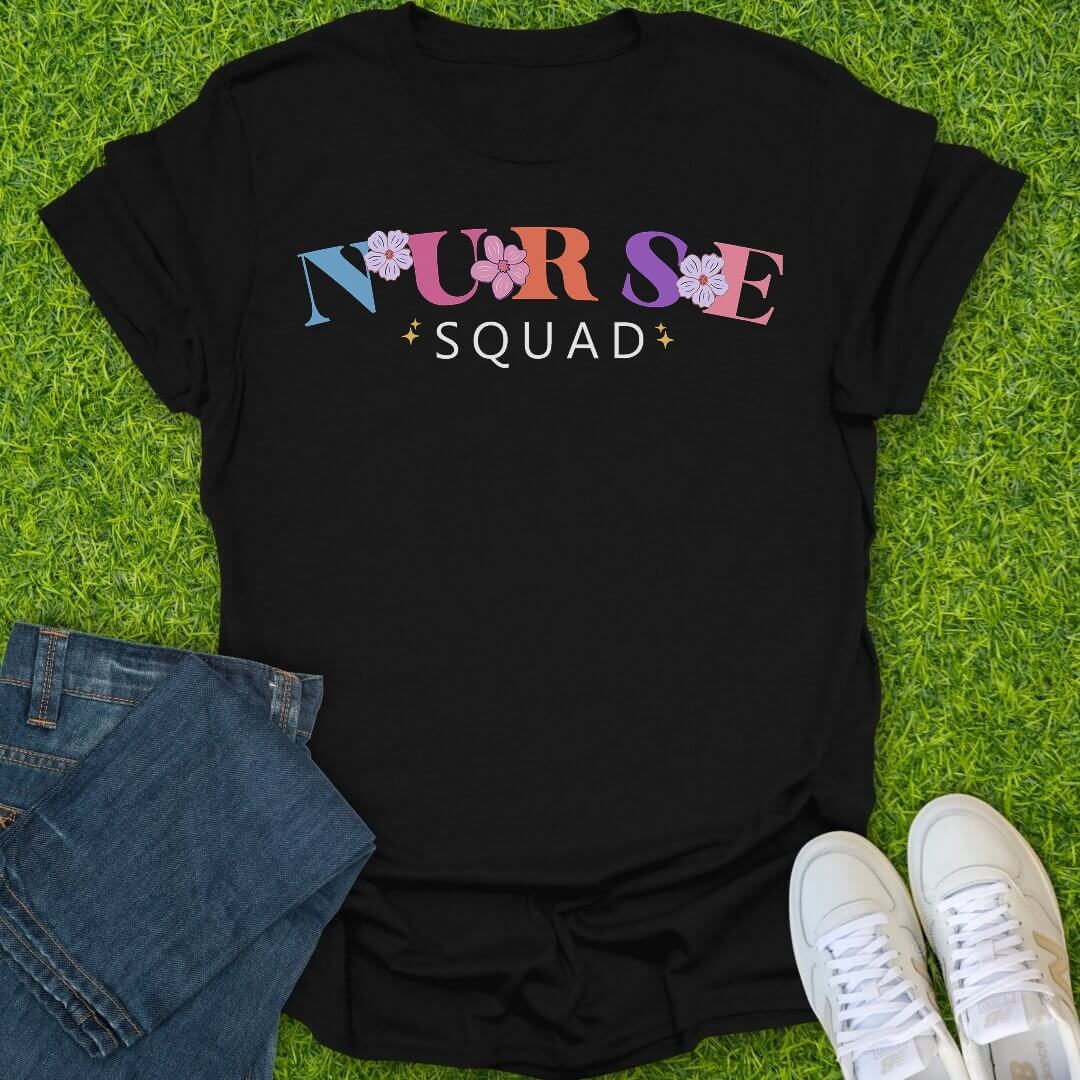 T-Shirt Black / S Nurse Squad Tee