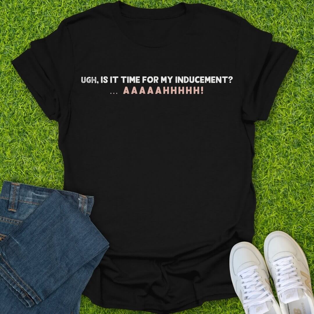 T-Shirt Black / S Paging My Induction Nurse Tee