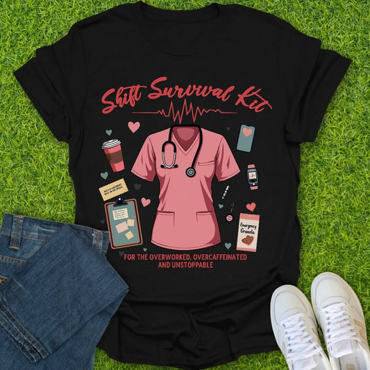 T-Shirt Black / S Survival Kit Tee