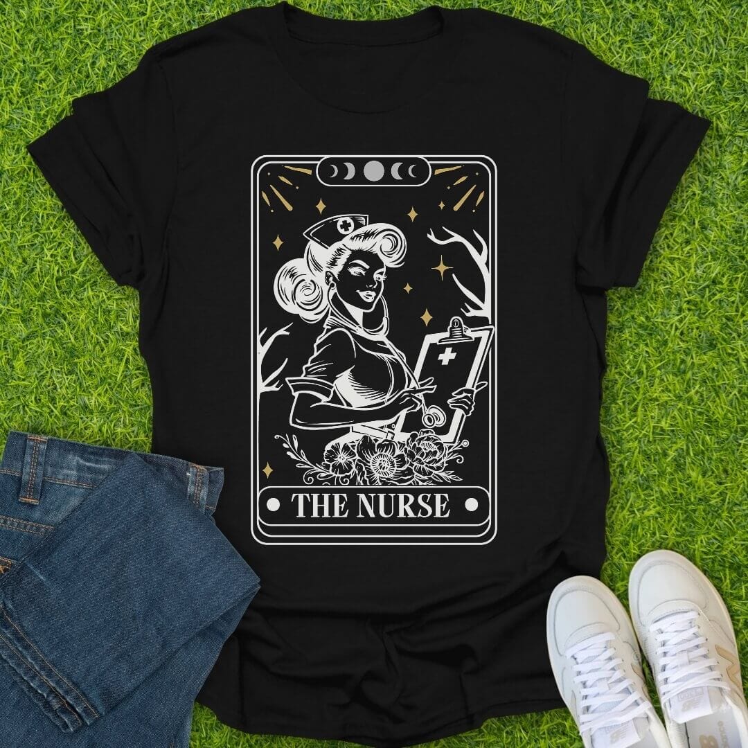 T-Shirt Black / S The Nurse - Major Arcana Tee
