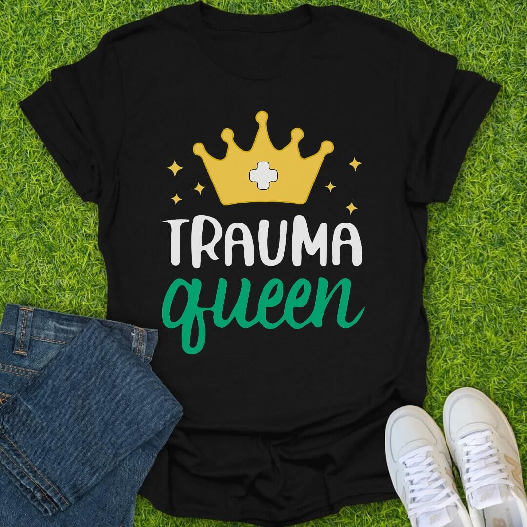 T-Shirt Black / S Trauma Queen Tee