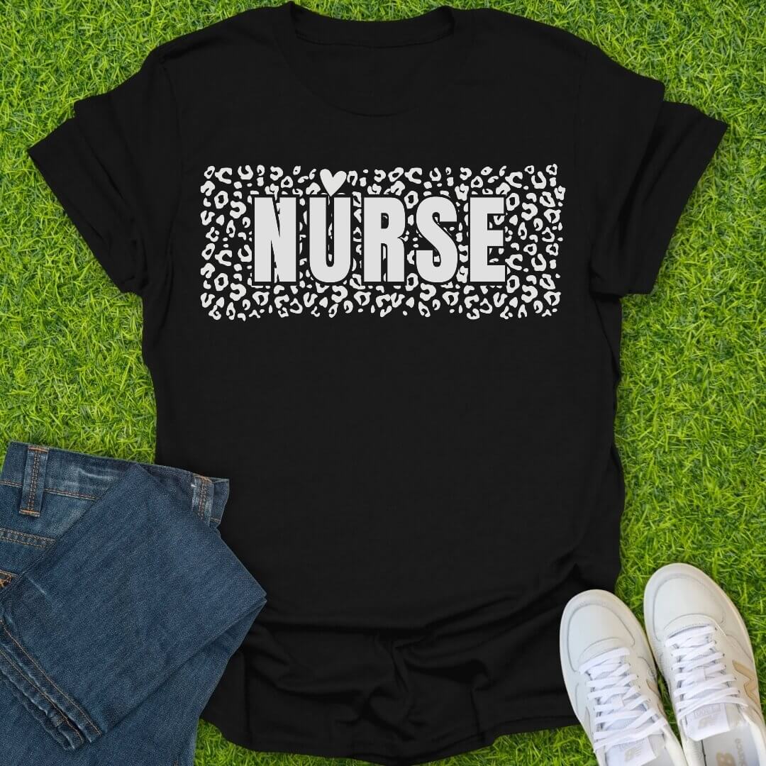 T-Shirt Black / S Wild Print Block Tee