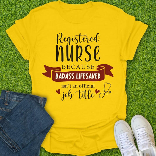 T-Shirt Daisy / S Because Badass Isn’t a Title Tee