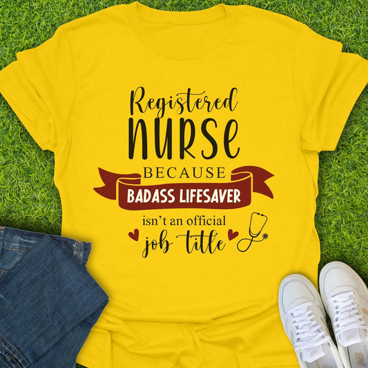 T-Shirt Daisy / S Because Badass Isn’t a Title Tee