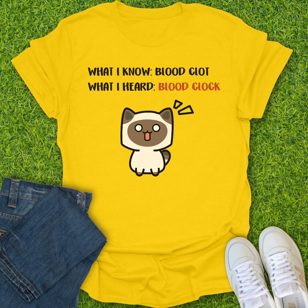 T-Shirt Daisy / S Blood Clot Blood Clock Tee