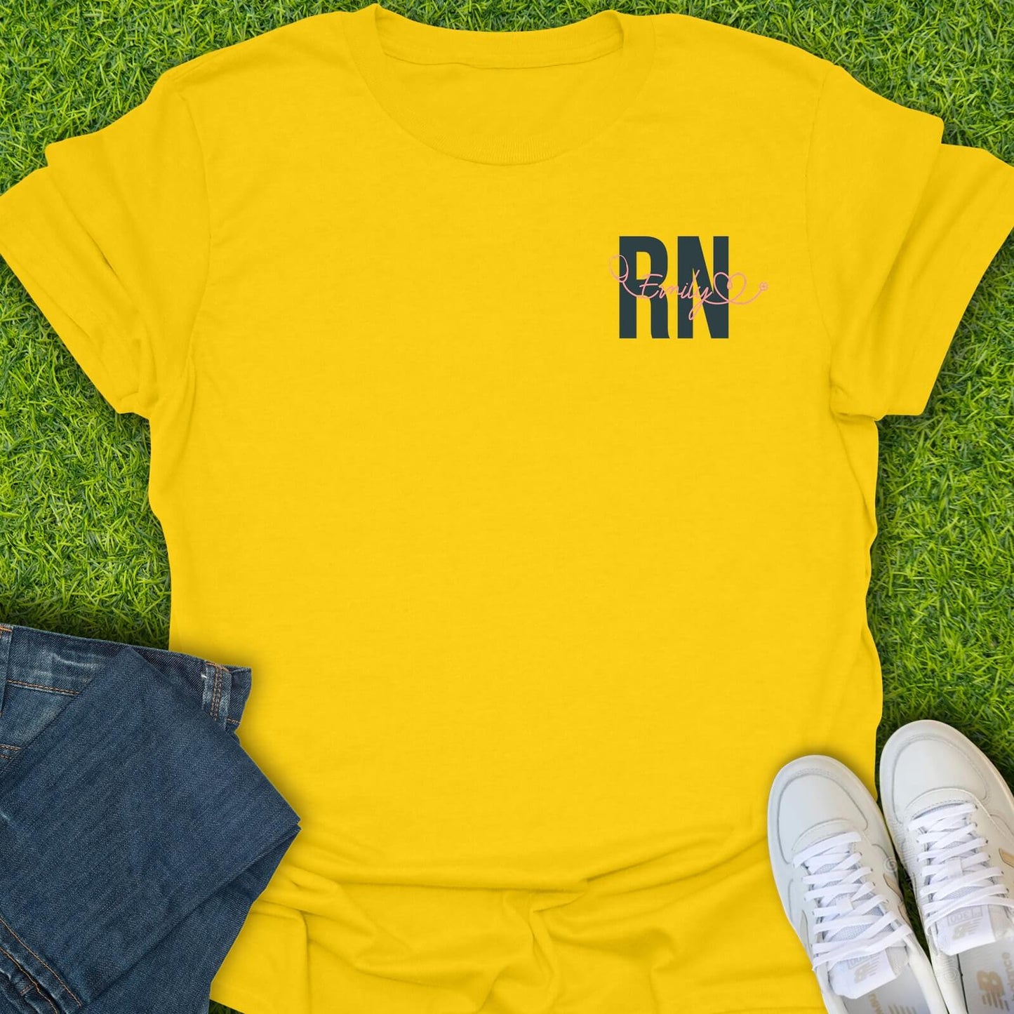 T-Shirt Daisy / S Custom RN Stethoscope Tee