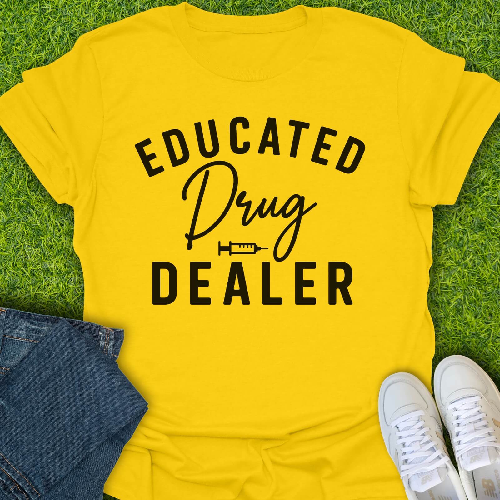 T-Shirt Daisy / S Educated Drug Dealer Tee