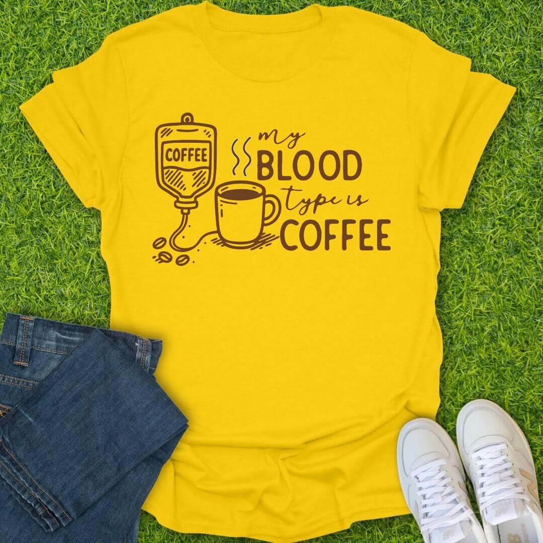 T-Shirt Daisy / S Espresso In My Veins Tee