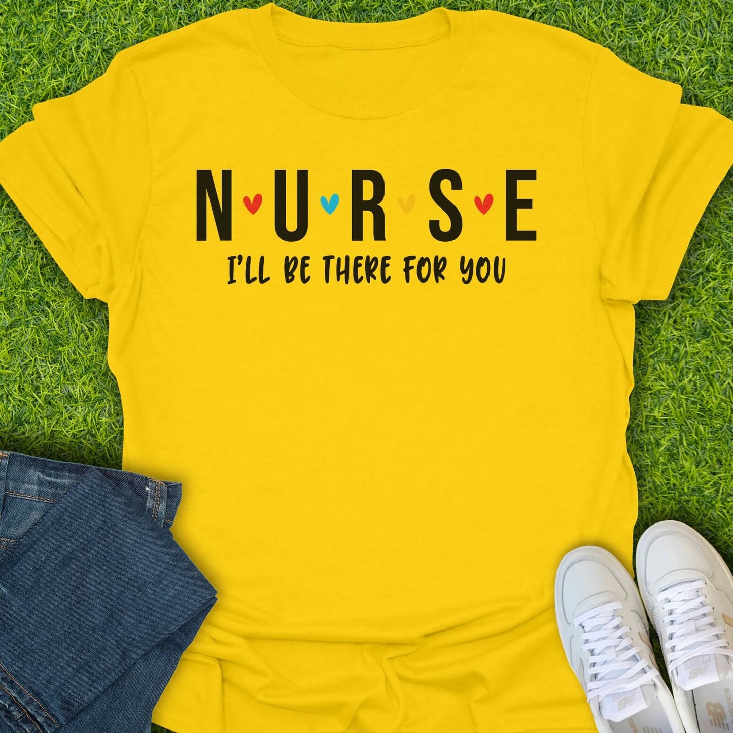 T-Shirt Daisy / S Nurse I'll Be There For You Tee