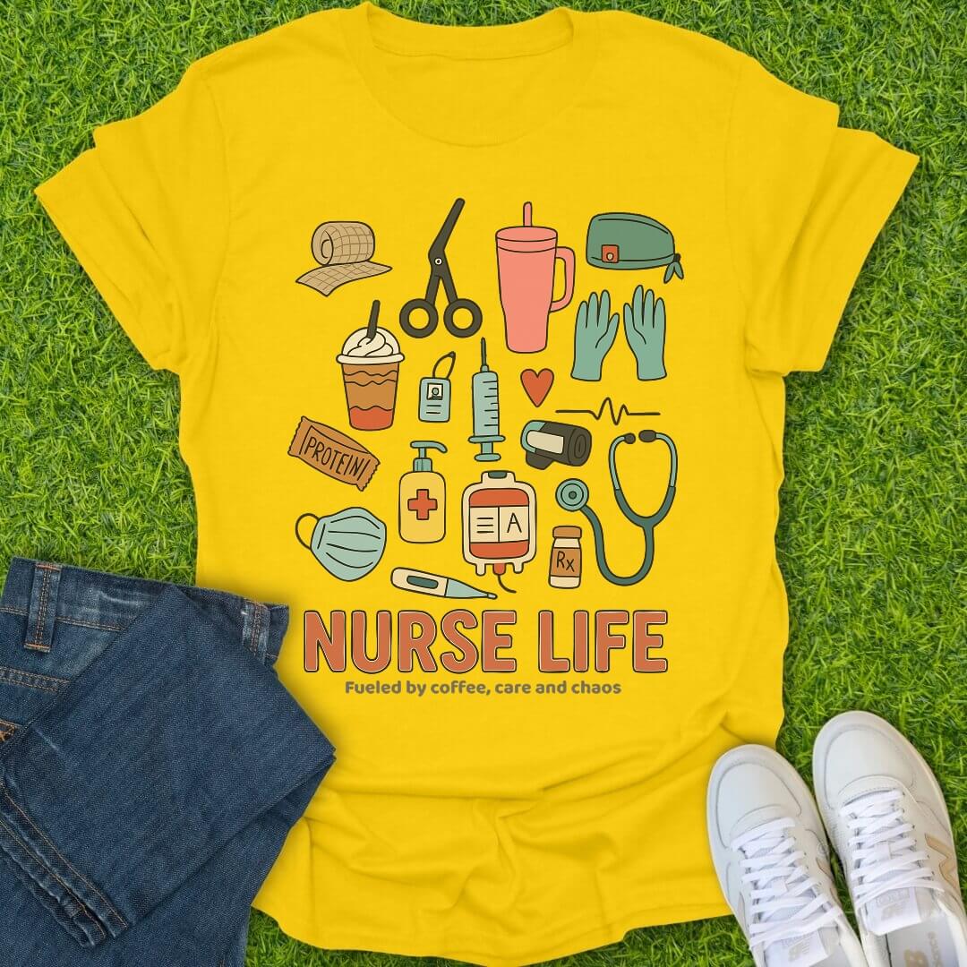 T-Shirt Daisy / S Nurse Life Tee