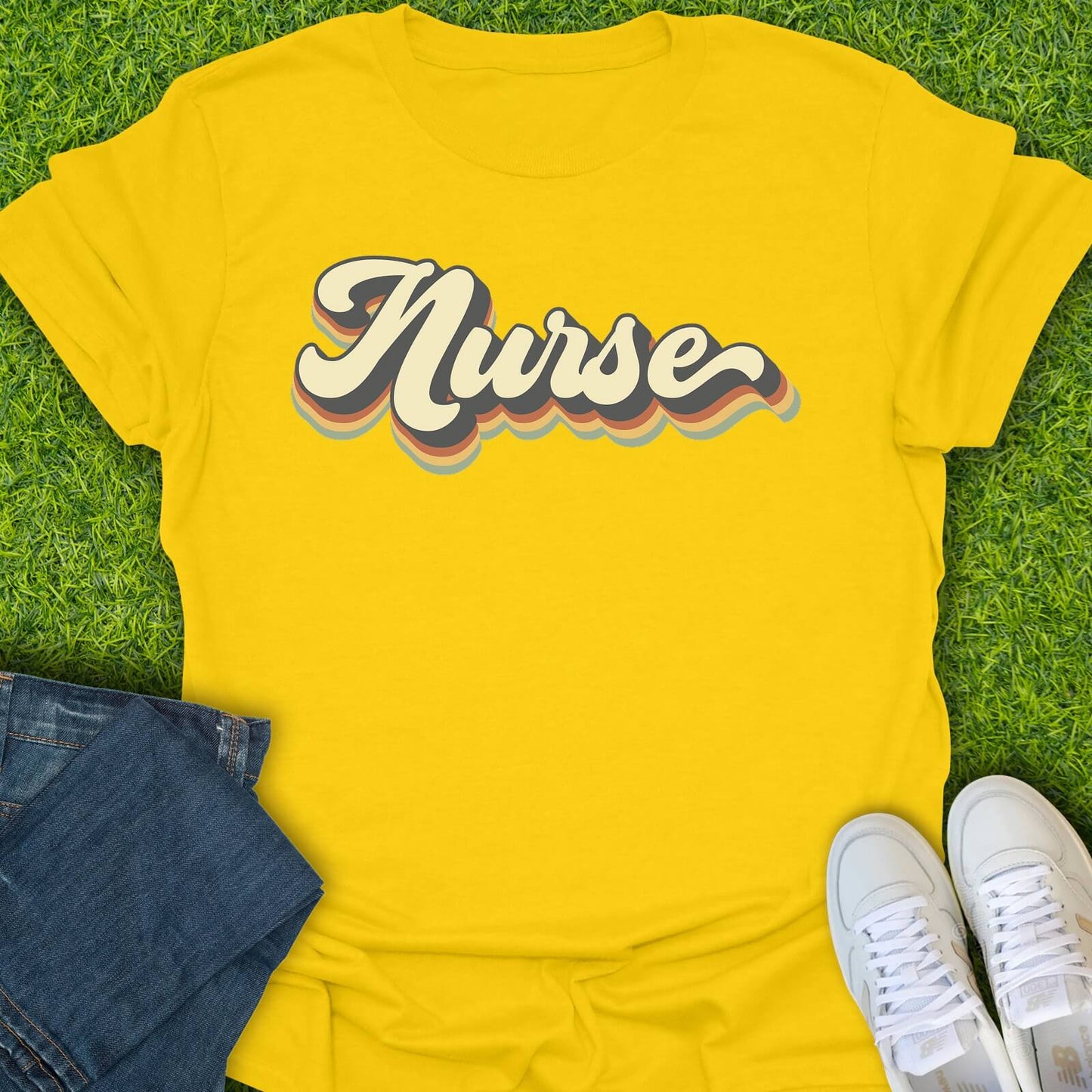 T-Shirt Daisy / S Retro Nurse Wave Tee
