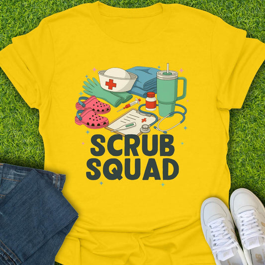 T-Shirt Daisy / S Scrub Squad Tee