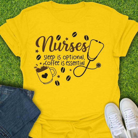 T-Shirt Daisy / S Sleep is Optional Tee