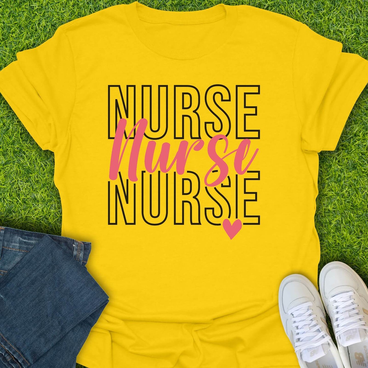 T-Shirt Daisy / S Triple Nurse Heart Tee
